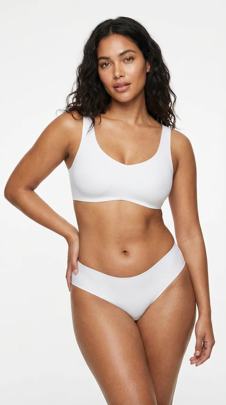 DOMİNANT İz Yapmayan Beyaz Kadın Boxer - Detay Görünüm